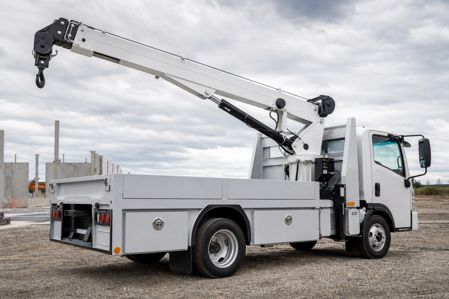 You are currently viewing Tiger Crane vs Palfinger — Which Truck-Mounted Crane Is Right for Your Work Truck?