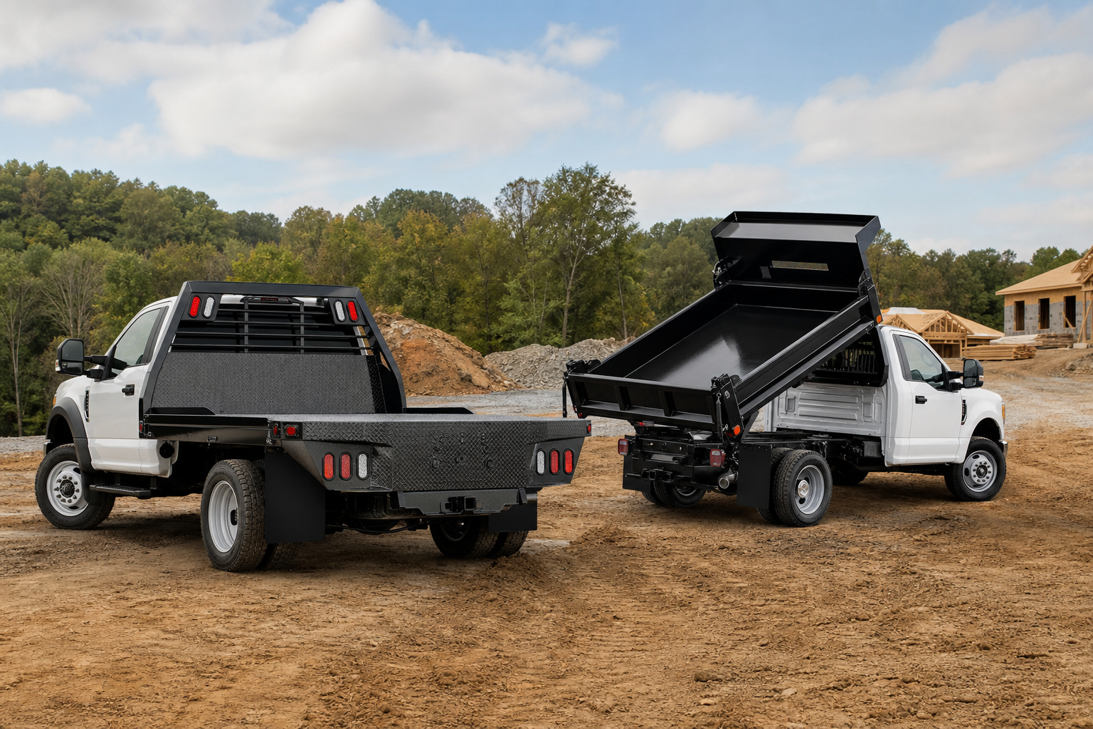 You are currently viewing Flatbed vs. Dump Body for Contractors: Which Work Truck Setup Is Right for You?