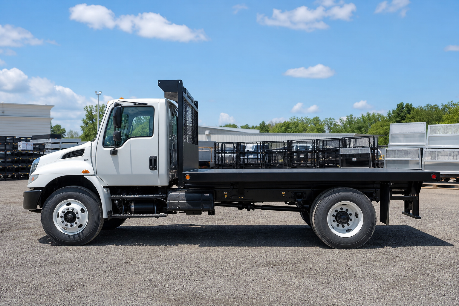 You are currently viewing International CV Series Truck Body Options: Flatbeds, Service Bodies, and Crane Bodies