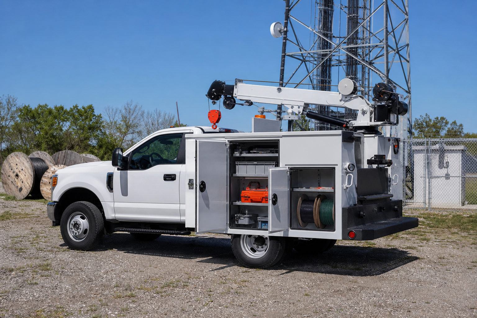 You are currently viewing Truck Bodies for Cell Tower Maintenance Crews: What Works Best